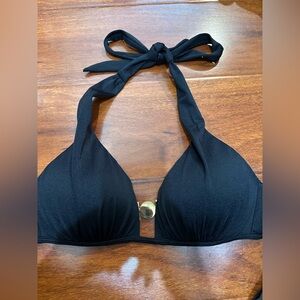 Victoria's Secret black sexy bikini top size M